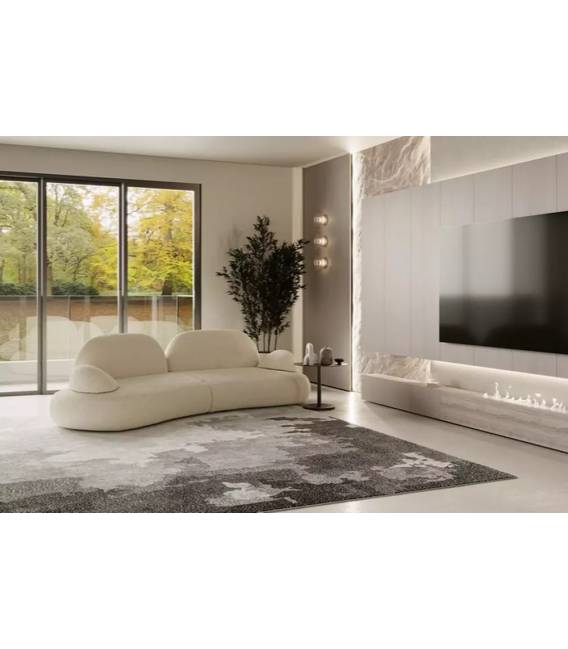 Sofa PEBBLE 300x125 balta