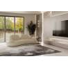 Sofa PEBBLE 300x125 balta