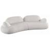 Sofa PEBBLE 300x125 balta