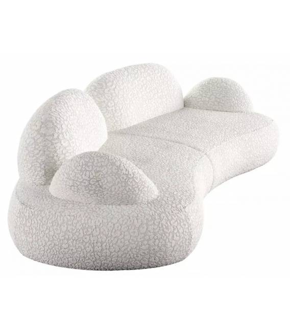 Sofa PEBBLE 300x125 balta