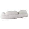 Sofa PEBBLE 300x125 balta