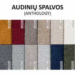 Suoliukas FABIAN 100x35 baltas/juodos kojelės