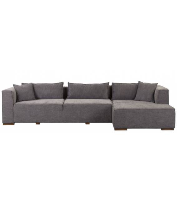 Minkštas kampas MILO 346x167 pilkas