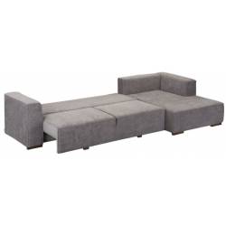 Minkštas kampas MILO 346x167 pilkas