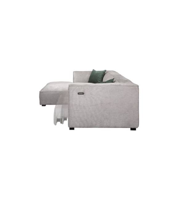 Minkštas kampas CROWN 274x176 pilkas