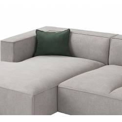 Minkštas kampas CROWN 274x176 pilkas