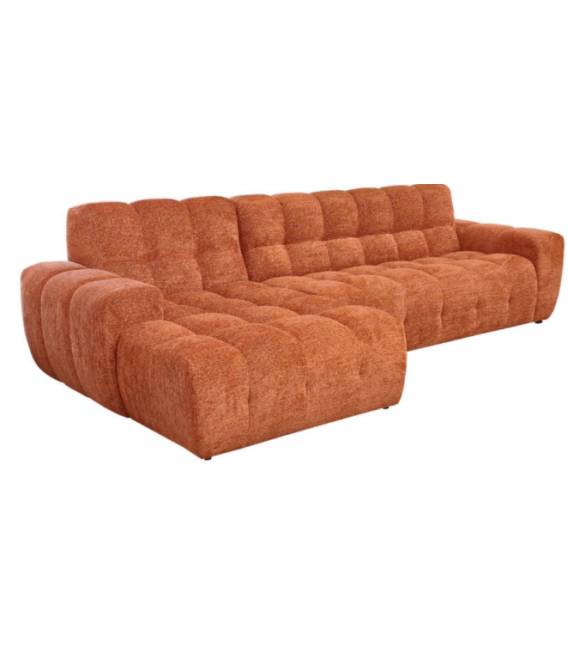 Minkštas kampas KUBUS 339x158 oranžinis