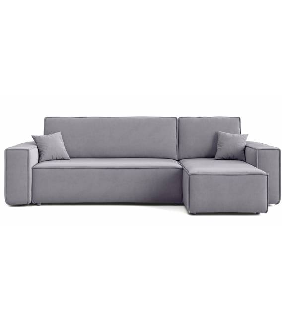 Minkštas kampas ARNOLD 244x142 pilkas