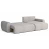 Minkštas kampas ARIEL 250x142 beige