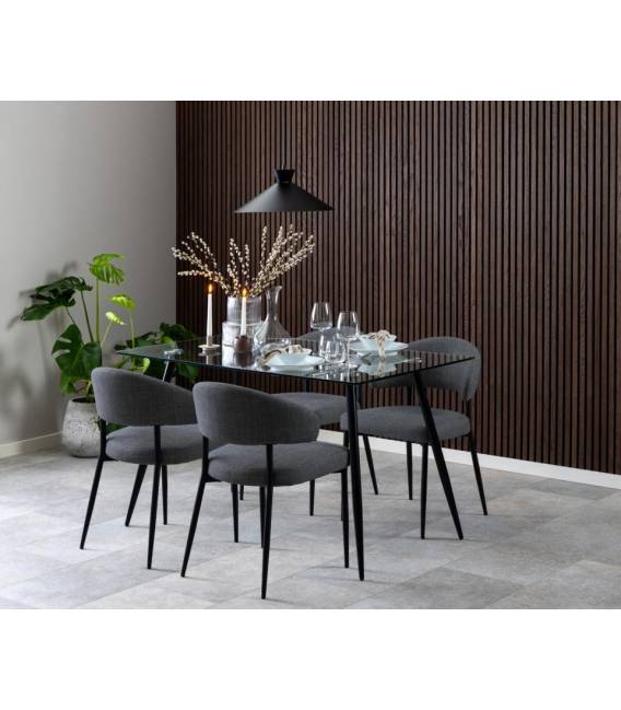 Kėdė 109140 tamsiai pilka