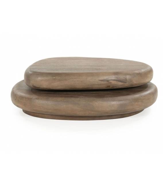 Kavos staliukas KABO 100x80 rudas