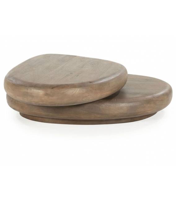 Kavos staliukas KABO 100x80 rudas