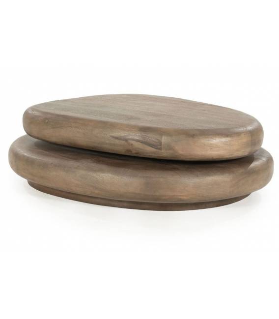 Kavos staliukas KABO 100x80 rudas