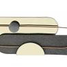 Dekoracija MODERN 96x41 juoda