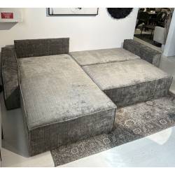 Minkštas kampas CORI 278x180 rusvas