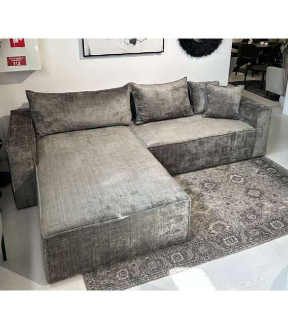 Minkštas kampas CORI 278x180 rusvas