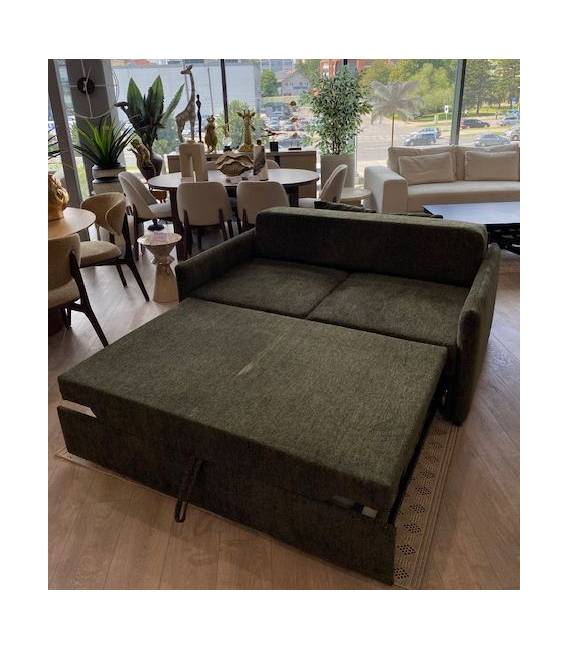 Sofa-lova DELI 173x111 tamsiai žalia