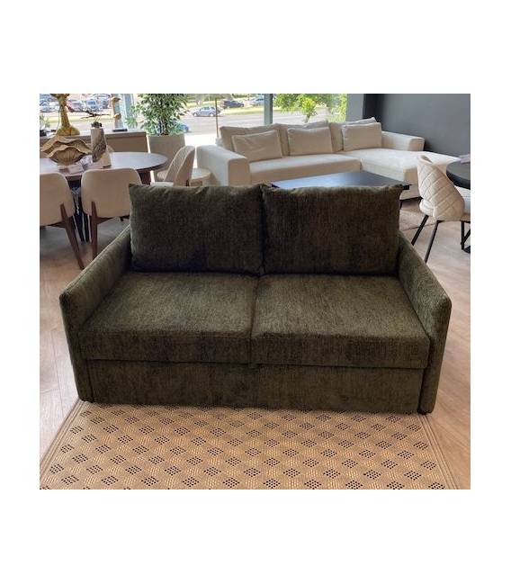 Sofa-lova DELI 173x111 tamsiai žalia