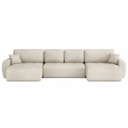 Minkštas kampas IVO U 342x142 beige