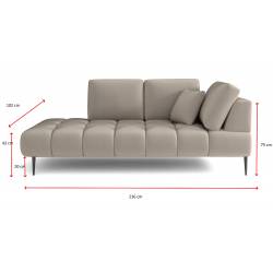 Sofa MARION 216x102 rusva