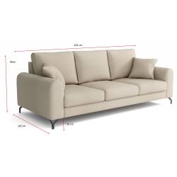 Sofa NERINA 222x102 smėlio