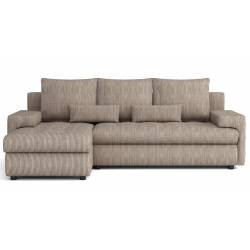 Minkštas kampas TIEN 205x129 rusvas