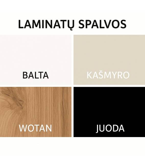 Naktinė spintelė RISOR 45x35 kašmyro/juoda