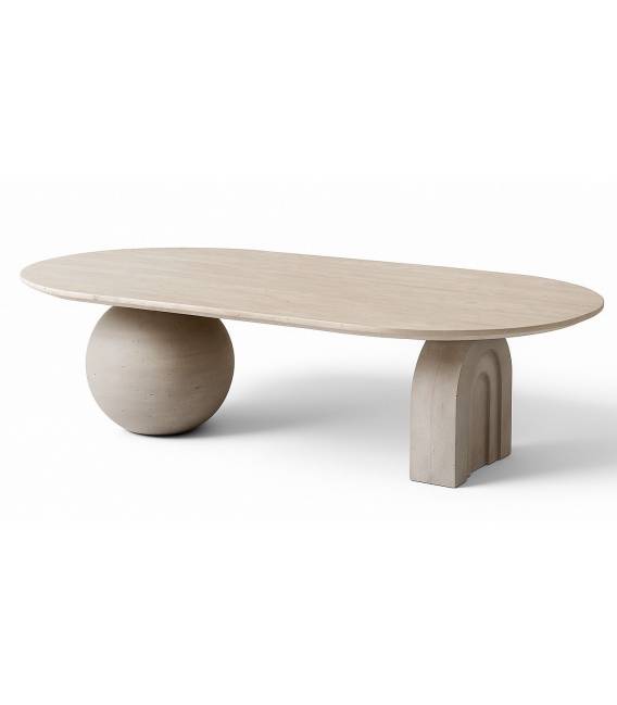 Kavos staliukas CALIPSO 80x120 rusvas