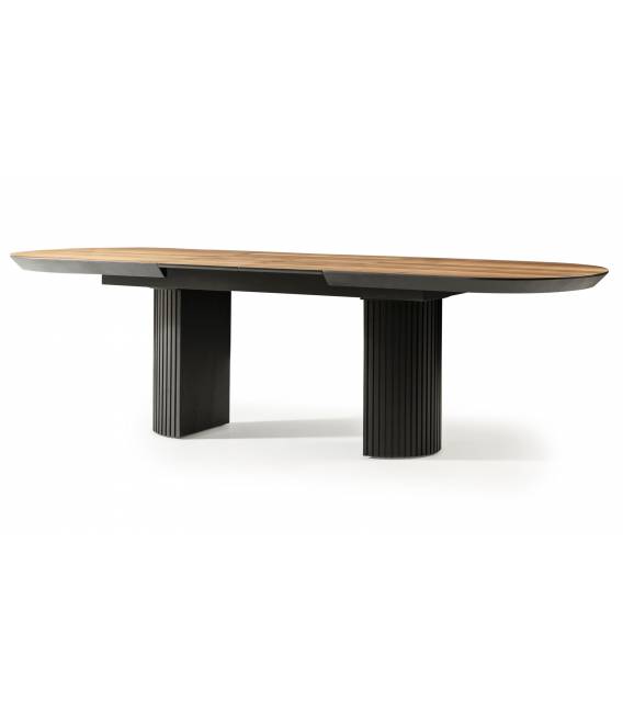 Išskleidžiamas stalas TEMPO 160(200) x103 american walnut