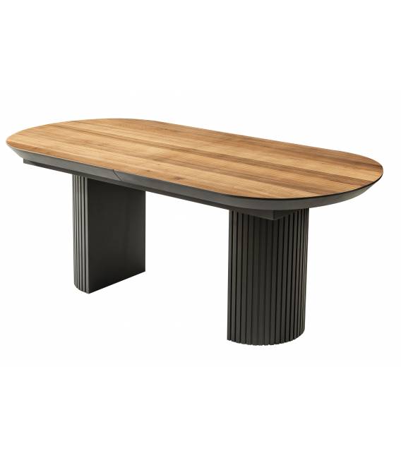 Išskleidžiamas stalas TEMPO 160(200) x103 american walnut