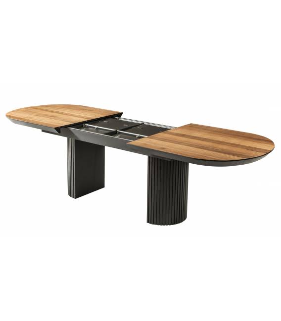 Išskleidžiamas stalas TEMPO 160(200) x103 american walnut