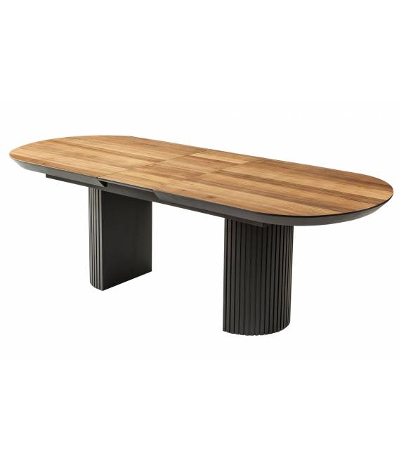 Išskleidžiamas stalas TEMPO 160(200) x103 american walnut