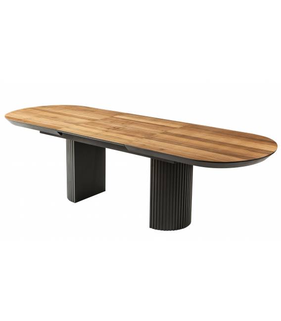 Išskleidžiamas stalas TEMPO 160(200) x103 american walnut
