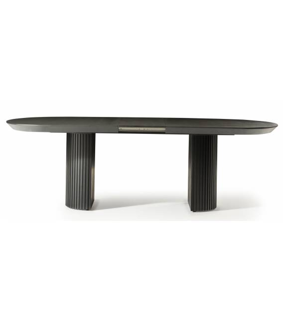 Išskleidžiamas stalas TEMPO 160(200) x103 black beton