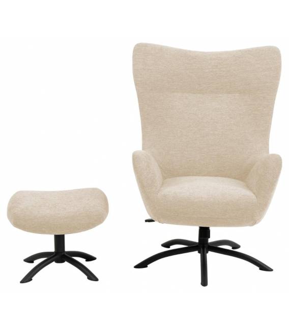 Fotelis 95922 kreminis