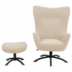 Fotelis 95922 kreminis