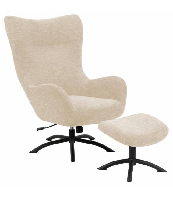 Fotelis 95922 kreminis