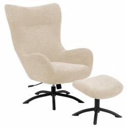 Fotelis 95922 kreminis