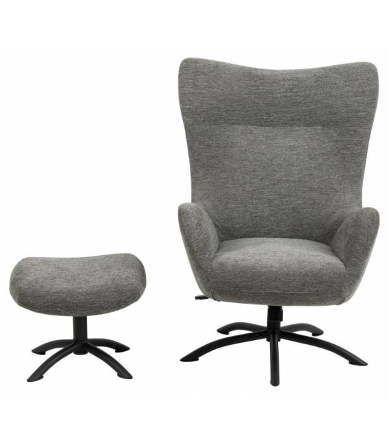 Fotelis 94071 tamsiai pilkas