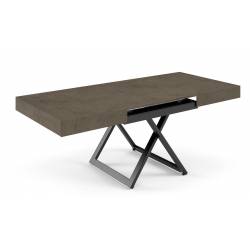 Transformuojamas kavos staliukas EXALTO 120(210)x80 chicago concrete