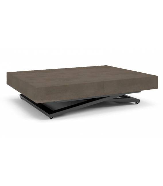 Transformuojamas kavos staliukas EXALTO 120(210)x80 chicago concrete