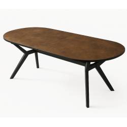 Išskleidžiamas stalas BEAR 206(286)x103 patara bronze