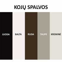 Išskleidžiamas stalas BEAR 206(286)x103 american walnut