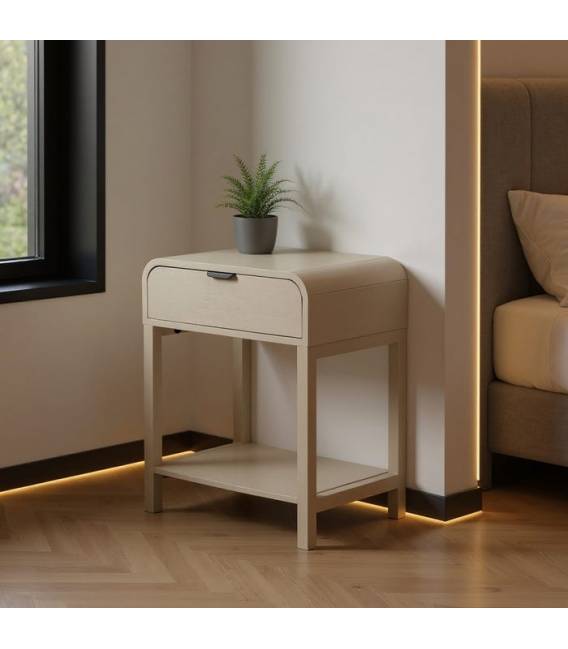 Naktinė spintelė MINGA 48x36 beige