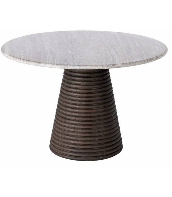 Apvalus stalas EMILIA Ø115 rusvas