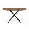 Transformuojamas kavos staliukas MEGARA 120(210)x80 truffle brown
