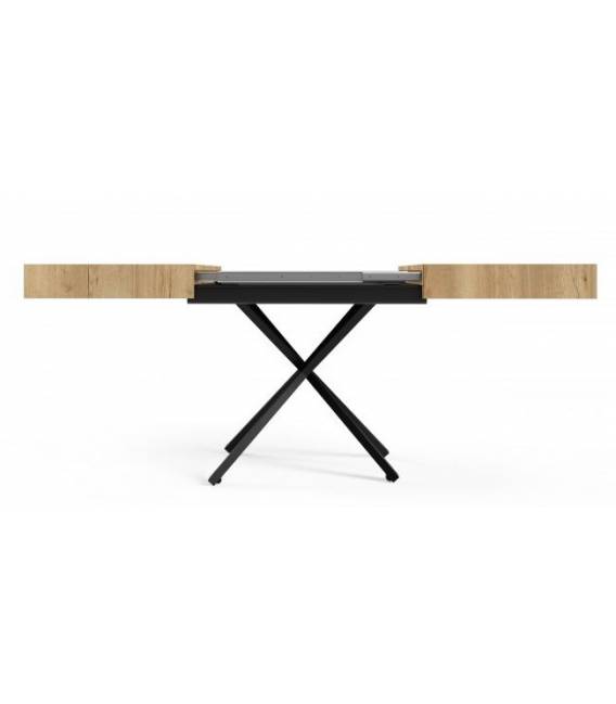 Transformuojamas kavos staliukas MEGARA 120(210)x80 natural halifax