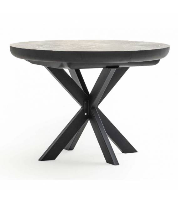 Išskleidžiamas stalas SPIDER Ø100(180)x76 lack rambla