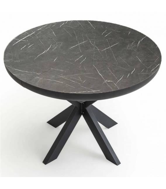 Išskleidžiamas stalas SPIDER Ø100(180)x76 royal mermer