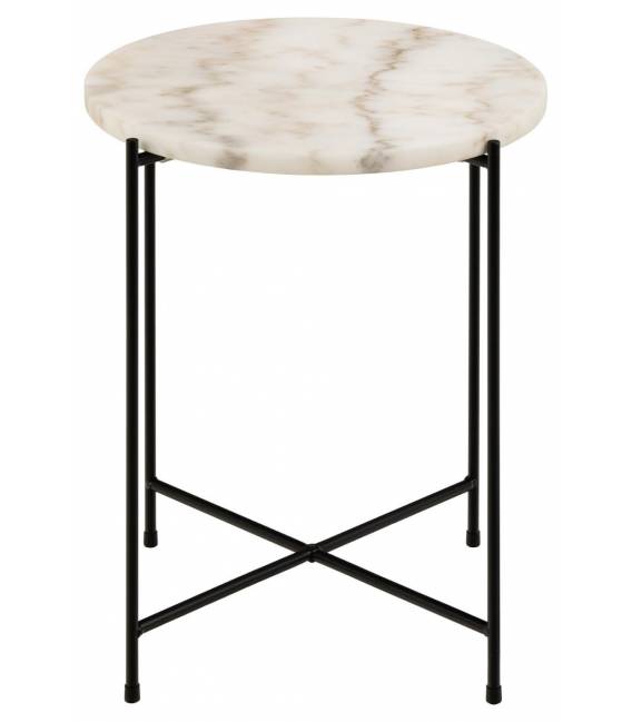 Šoninis staliukas 109851 Ø42 baltas